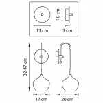 Бра Lightstar Pentola 803540 Цвет арматуры хром от ImperiumLoft