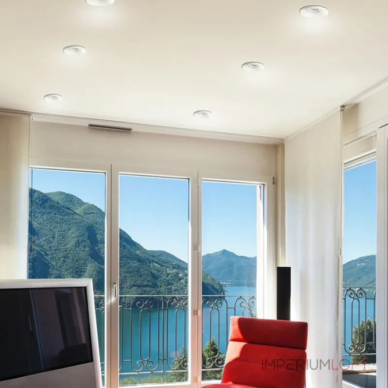 Встраиваемый светильник Novotech Metis 357585 Цвет плафонов прозрачный Цвет арматуры черно-белый от ImperiumLoft