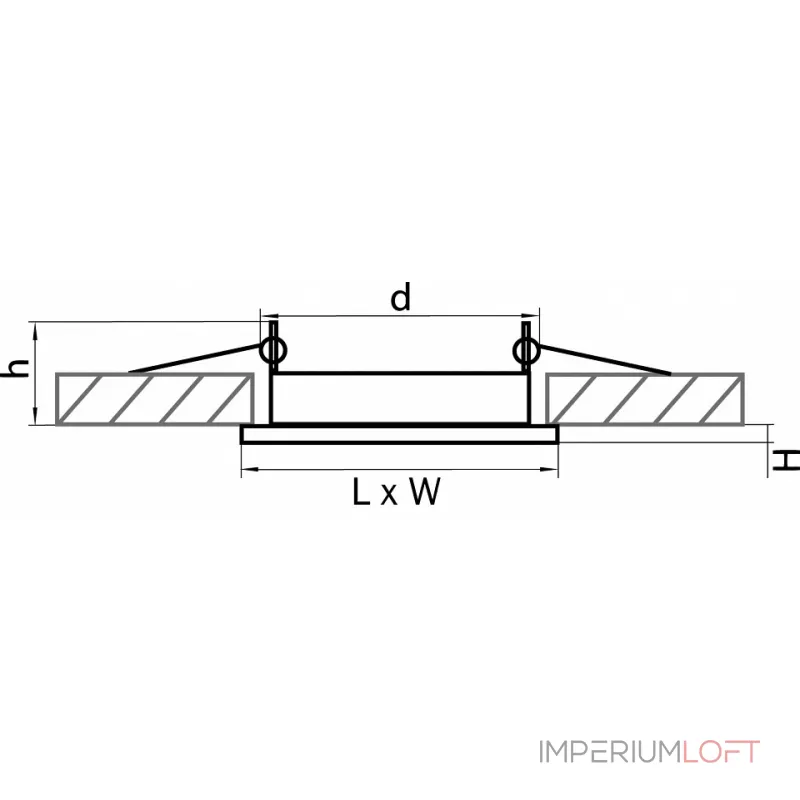 Встраиваемый светильник Lightstar Tensio 212120 Цвет арматуры белый от ImperiumLoft