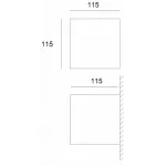 Накладной светильник Deko-Light Cube 341185 Цвет арматуры кремовый Цвет плафонов кремовый от ImperiumLoft