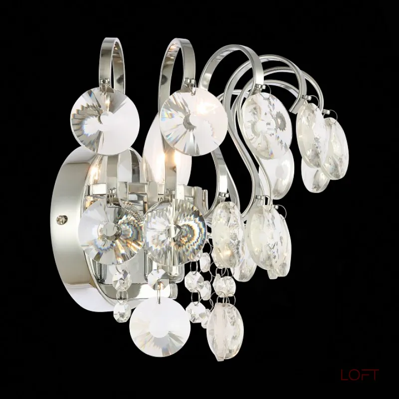 Бра ST-Luce Goello SL1146.101.01 Цвет арматуры хром Цвет плафонов прозрачный от ImperiumLoft Бра ST-Luce Goello SL1146.101.01 Цвет арматуры хром Цвет плафонов прозрачный от ImperiumLoft