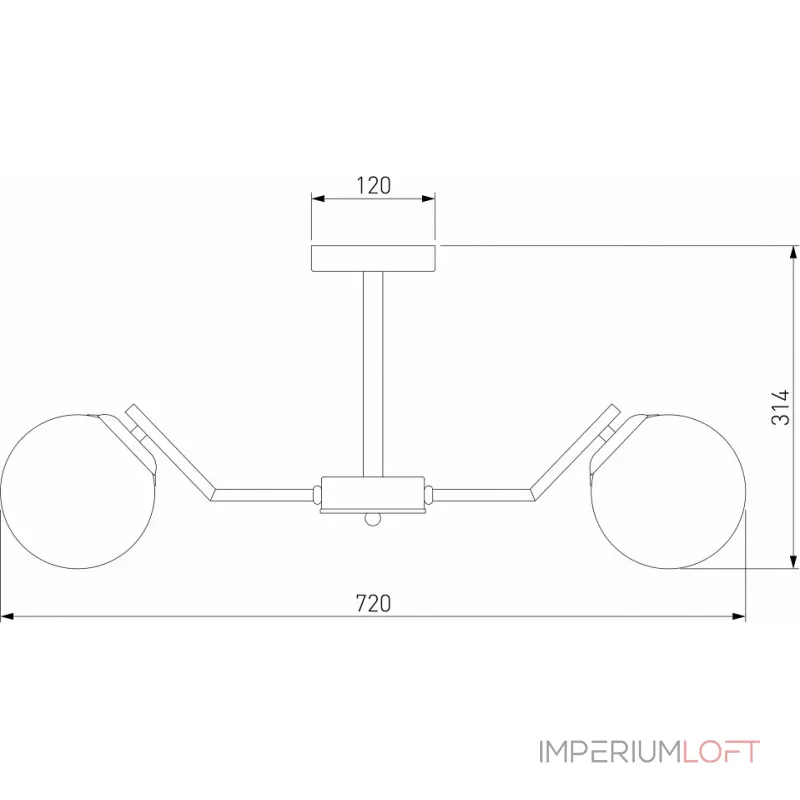 Потолочная люстра 70154/6 