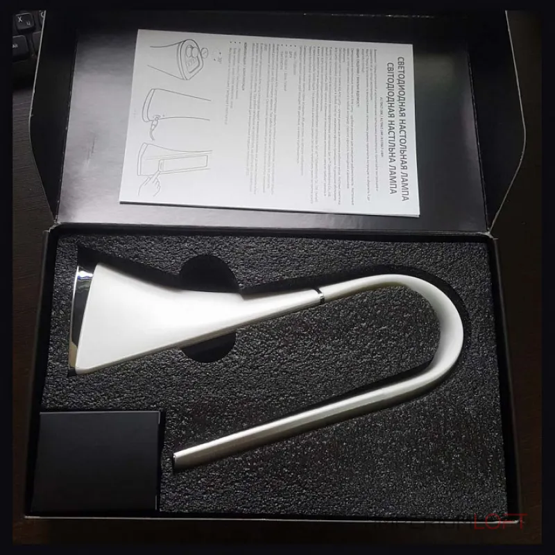 Настольная лампа офисная Arte Lamp Supervisor A1706LT-1WH Цвет арматуры хром Цвет плафонов белый от ImperiumLoft Настольная лампа офисная Arte Lamp Supervisor A1706LT-1WH Цвет арматуры хром Цвет плафонов белый от ImperiumLoft