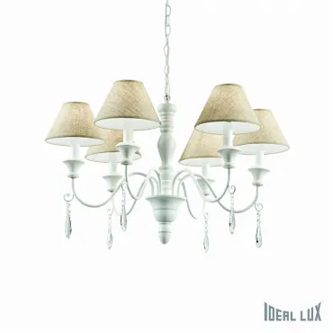 Подвесная люстра Ideal Lux Provence PROVENCE SP6 Подвесная люстра Ideal Lux Provence PROVENCE SP6