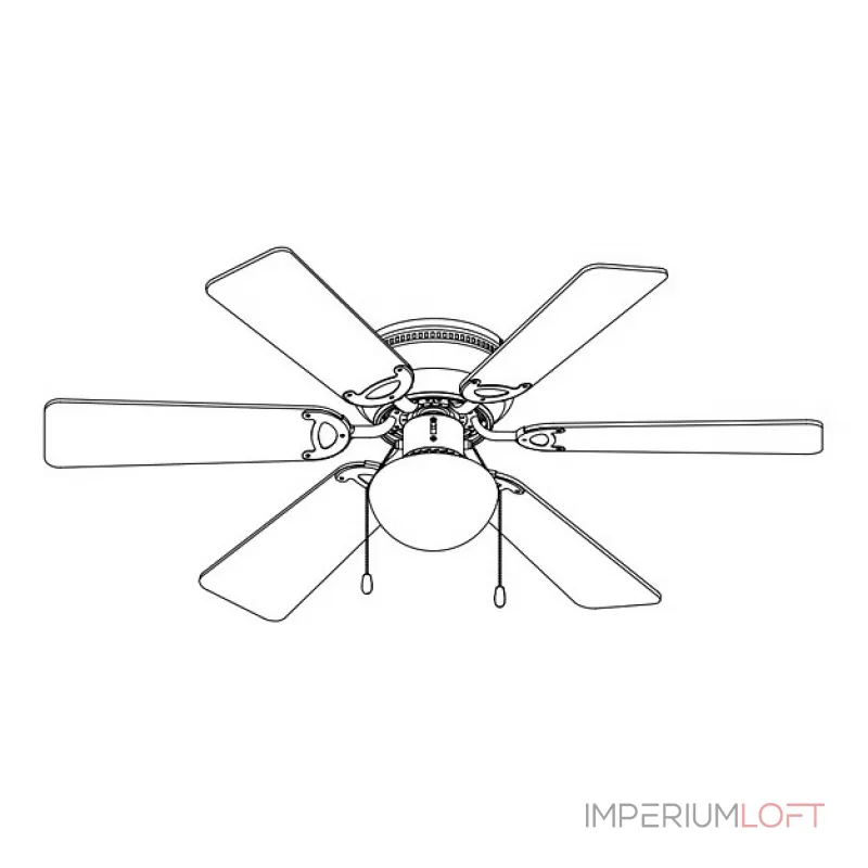 Потолочная люстра с вентилятором Ugo 0307 Globo