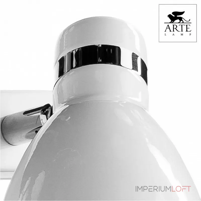Спот Arte Lamp Mercoled A5049AP-2WH Цвет арматуры хром Цвет плафонов белый от ImperiumLoft