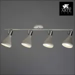 Спот Arte Lamp Ciclone A9154PL-4WH Цвет арматуры хром Цвет плафонов белый от ImperiumLoft
