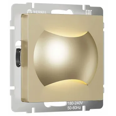 Заглушка для поста с подсветкой, без рамки Werkel ЛУНА a057496