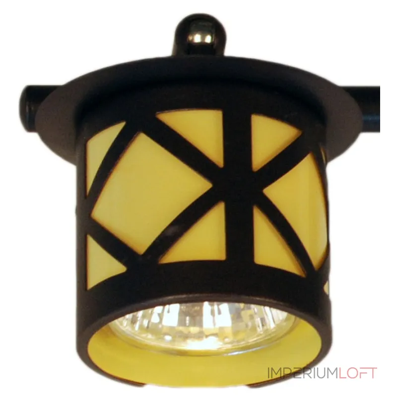 Спот Citilux Гессен CL536531 Цвет арматуры коричневый Цвет плафонов желтый от ImperiumLoft