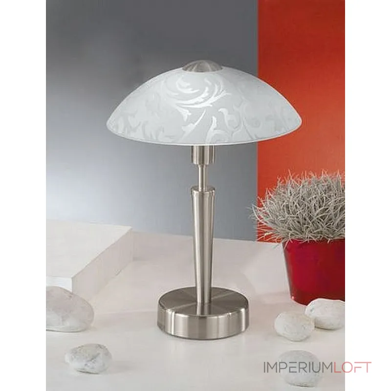 Настольная лампа декоративная Eglo ПРОМО Solo 91238 Цвет арматуры никель от ImperiumLoft