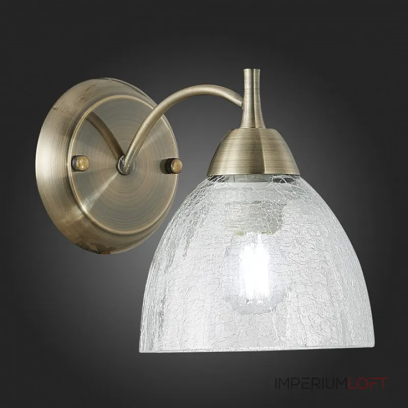 Бра EVOLUCE Nuele SLE104401-01 Цвет плафонов прозрачный Цвет арматуры бронза от ImperiumLoft