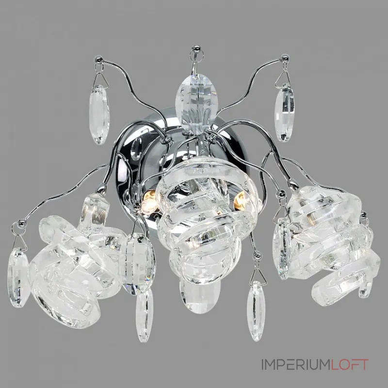 Бра Citilux Vortice EL333W02.1 Цвет арматуры хром Цвет плафонов прозрачный от ImperiumLoft Бра Citilux Vortice EL333W02.1 Цвет арматуры хром Цвет плафонов прозрачный от ImperiumLoft