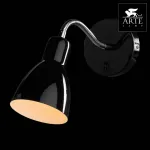 Бра Arte Lamp Dorm A1408AP-1BK Цвет арматуры хром Цвет плафонов черный от ImperiumLoft