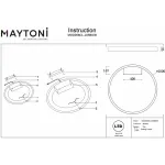 Потолочный светильник Maytoni MOD058CL-L65BS3K