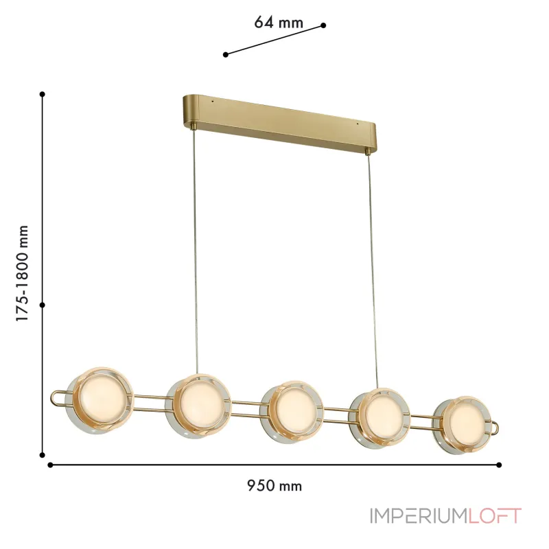 Подвесная люстра Favourite Yo-yo 4334-10P от ImperiumLoft