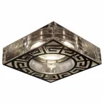 Встраиваемый светильник Arte Lamp Brilliants 1 A5205PL-1CC Цвет арматуры хром Цвет плафонов черный от ImperiumLoft