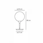 Настольная лампа декоративная Artemide 1049010A от ImperiumLoft