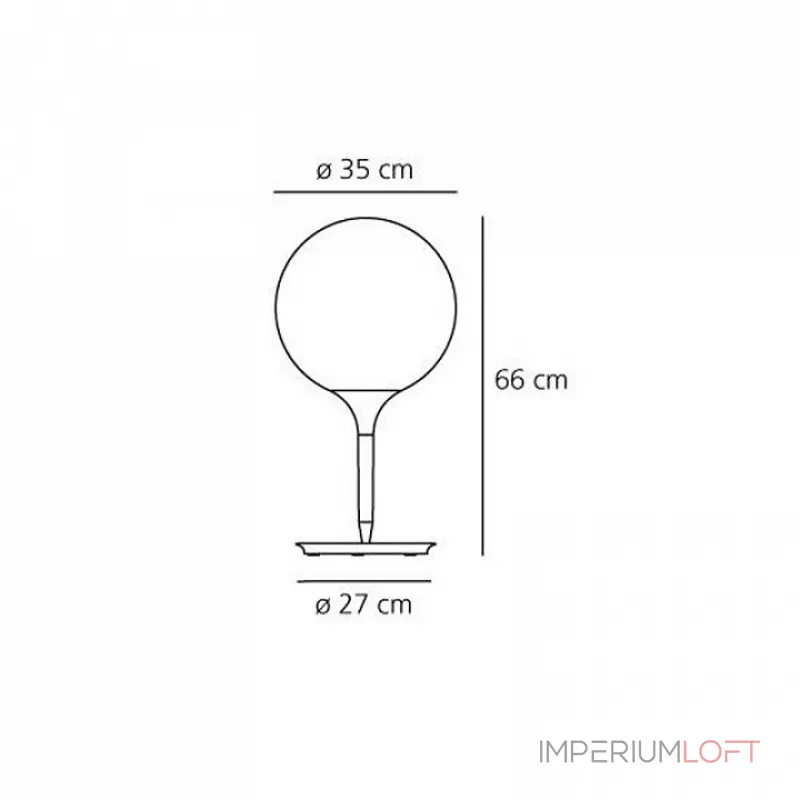Настольная лампа декоративная Artemide 1049010A от ImperiumLoft Настольная лампа декоративная Artemide 1049010A от ImperiumLoft