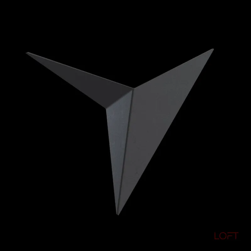 Накладной светильник Maytoni Trame C808WL-L3B Цвет арматуры черный Цвет плафонов черный от ImperiumLoft