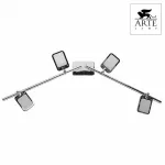 Спот Arte Lamp Rampa A9412PL-4CC Цвет арматуры хром Цвет плафонов белый от ImperiumLoft