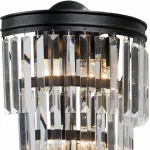 Накладной светильник Vitaluce V18 V1808-1/6A Цвет арматуры черный Цвет плафонов прозрачный от ImperiumLoft