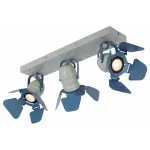 Спот Lucide Picto 17997/03/35 Цвет плафонов синий Цвет арматуры серый от ImperiumLoft