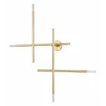 Накладной светильник Vele Luce Corda VL5534W14 Цвет арматуры латунь Цвет плафонов белый от ImperiumLoft