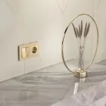 Выключатель проходной двухклавишный без рамки Werkel шампань W1122011 от ImperiumLoft