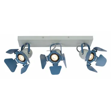 Спот Lucide Picto 17997/03/35 Цвет плафонов синий Цвет арматуры серый