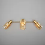 Бра Eurosvet Ansa 20120/3 перламутровое золото Цвет плафонов янтарный Цвет арматуры золото от ImperiumLoft