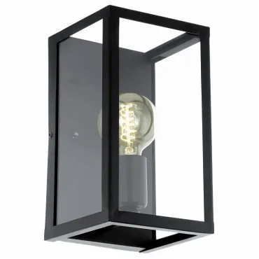 Накладной светильник Eglo Charterhouse 49394 Цвет арматуры чёрный Цвет плафонов прозрачный