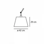 Абажур Artemide Tolomeo Mega 0780030A