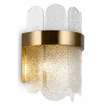 Накладной светильник Freya Deserto FR5141WL-02BS Цвет арматуры золото Цвет плафонов прозрачный от ImperiumLoft