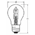 Лампа галогеновая Deko-Light Classic E27 30Вт 2700K 501029 от ImperiumLoft