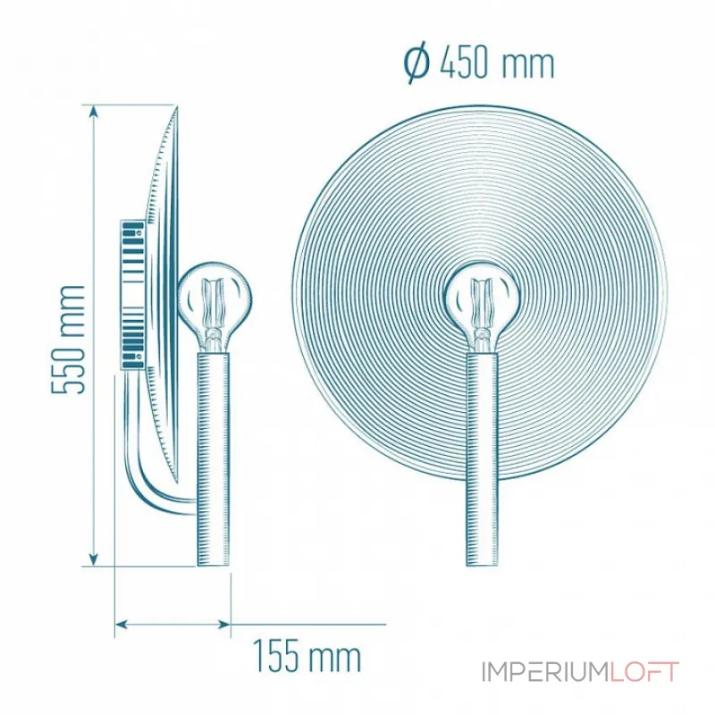 Бра Sun Lumen Orbis 091-176 от ImperiumLoft Бра Sun Lumen Orbis 091-176 от ImperiumLoft