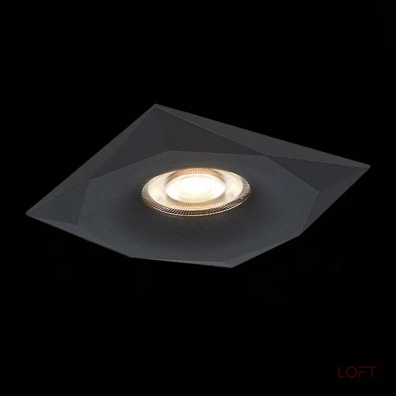 Встраиваемый светильник ST-Luce Ovasis ST203.408.01 Цвет арматуры черный от ImperiumLoft