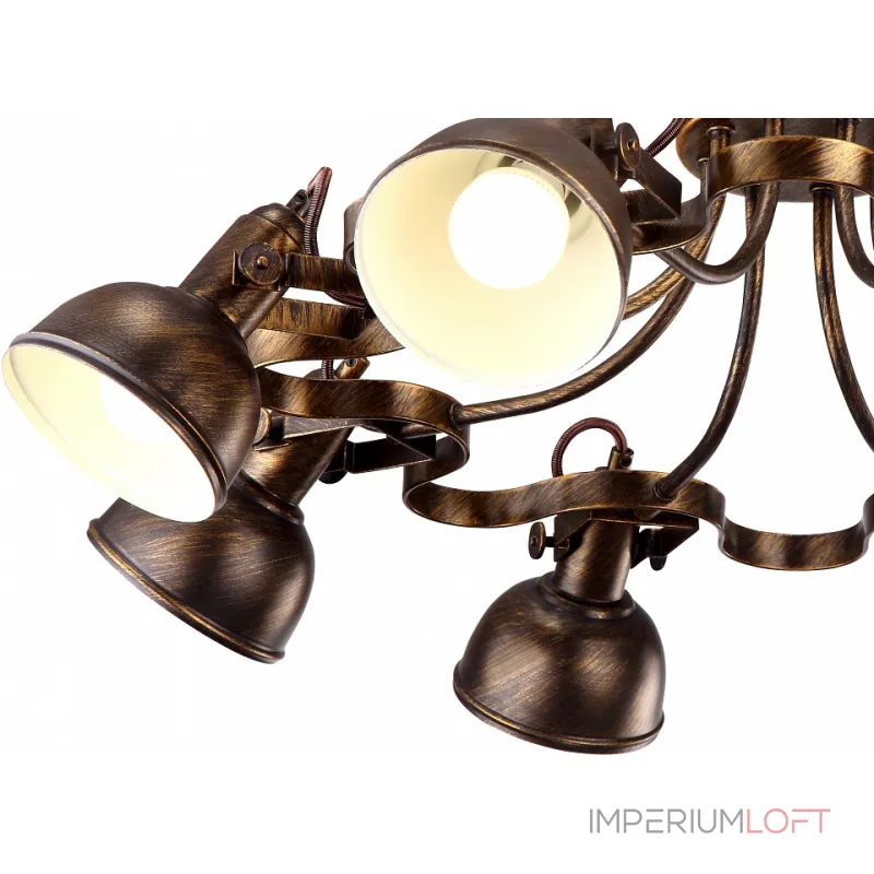 Потолочная люстра Arte Lamp Martin A5216PL-8BR 