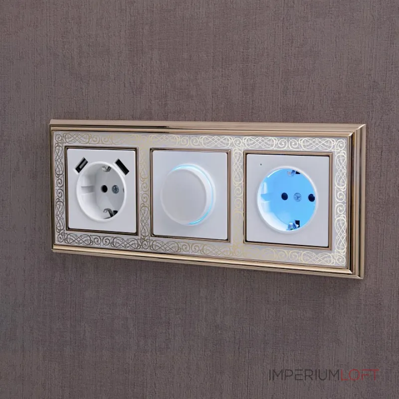 Диммер с подсветкой без рамки Werkel белый W1142101 от ImperiumLoft Диммер с подсветкой без рамки Werkel белый W1142101 от ImperiumLoft