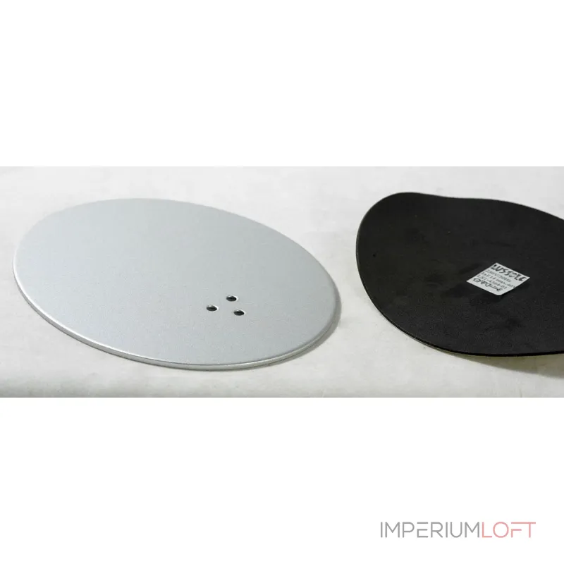 Настольная лампа офисная Lussole Roma LST-4364-01 Цвет арматуры серый Цвет плафонов серый от ImperiumLoft