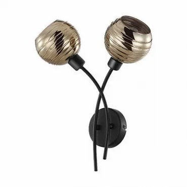 Бра Eglo 39692 цвет арматуры чёрный цвет плафонов желтый