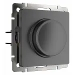 Диммер без рамки Werkel графит рифленый W1142004 от ImperiumLoft