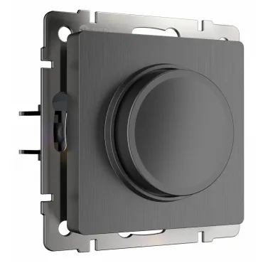 Диммер без рамки Werkel графит рифленый W1142004 Диммер без рамки Werkel графит рифленый W1142004