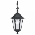 Подвесной светильник Eglo ПРОМО Laterna 4 22471 Цвет арматуры черный Цвет плафонов прозрачный от ImperiumLoft