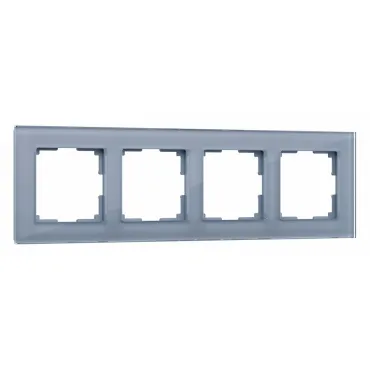 Рамка на 4 поста Werkel Favorit (серый) W0041115 Рамка на 4 поста Werkel Favorit (серый) W0041115