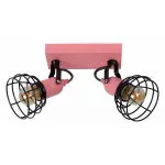 Спот Lucide Paulien 08927/02/66 Цвет плафонов черный Цвет арматуры розовый от ImperiumLoft