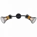 Спот Globo Purra 54814-2 Цвет арматуры черный Цвет плафонов золото от ImperiumLoft