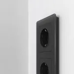 Рамка на 2 поста Werkel Acrylic черный W0022708 от ImperiumLoft