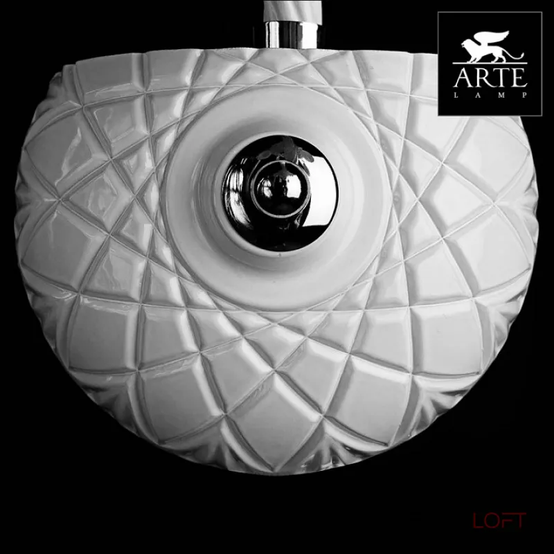 Бра Arte Lamp Teatro A3964AP-1WH Цвет арматуры хром Цвет плафонов белый от ImperiumLoft Бра Arte Lamp Teatro A3964AP-1WH Цвет арматуры хром Цвет плафонов белый от ImperiumLoft