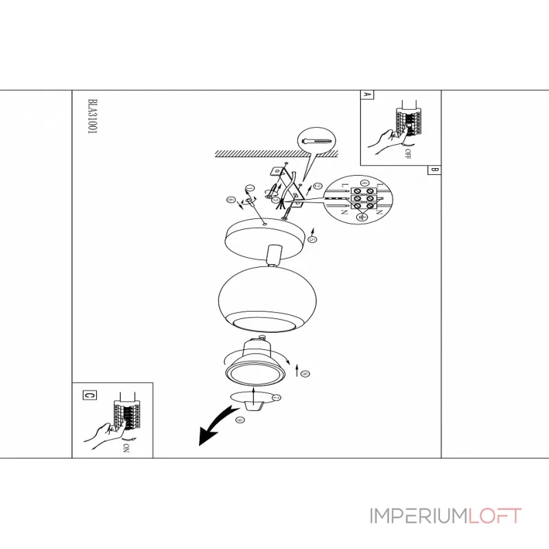 Спот Eglo ПРОМО Bimeda 31001 Цвет арматуры хром от ImperiumLoft
