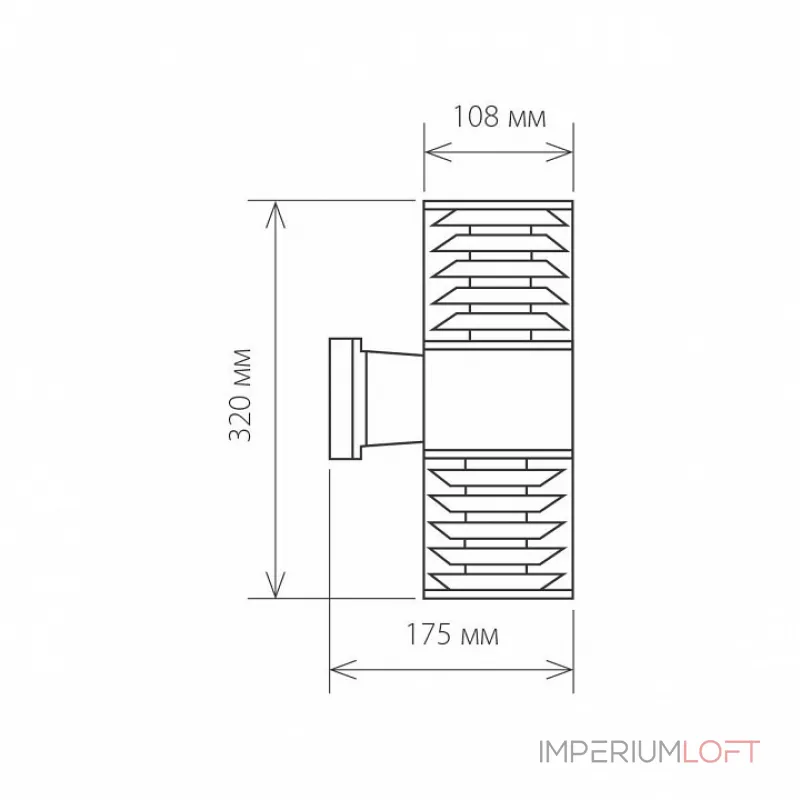 Светильник на штанге Elektrostandard Techno 1407 Techno 1407 черный от ImperiumLoft
